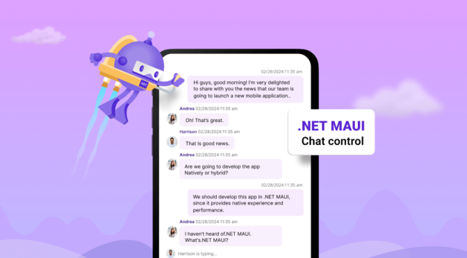 Introducing the New .NET MAUI Chat control