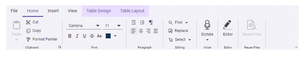 Contextual tabs support in the Ribbon component