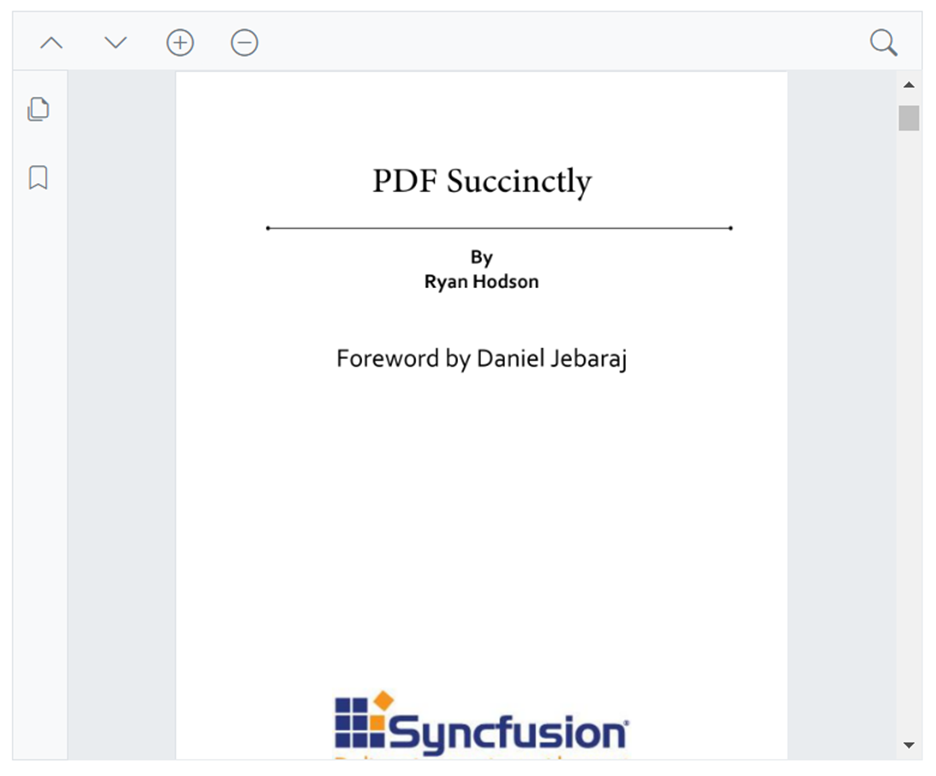 Customizing the toolbar in Blazor PDF Viewer to simplify the PDF reading experience