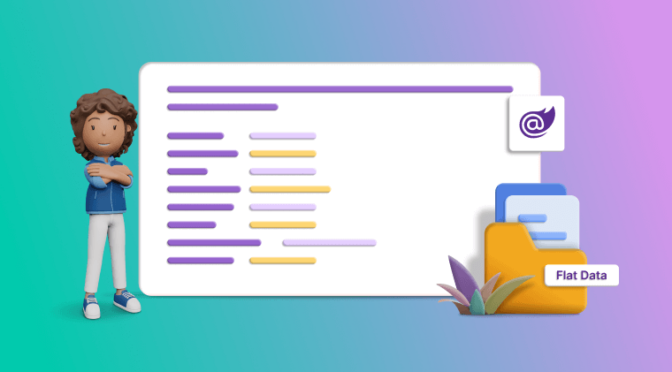 Easily Render Flat Data in Blazor File Manager