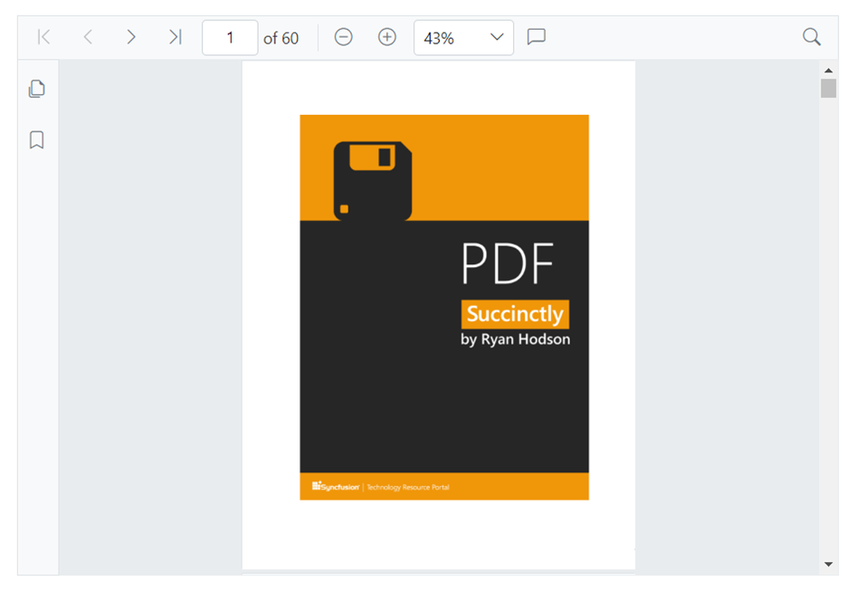 Enabling toolbar items in Blazor PDF Viewer
