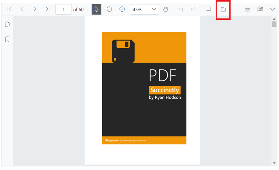 Rearranging toolbar items in Blazor PDF Viewer