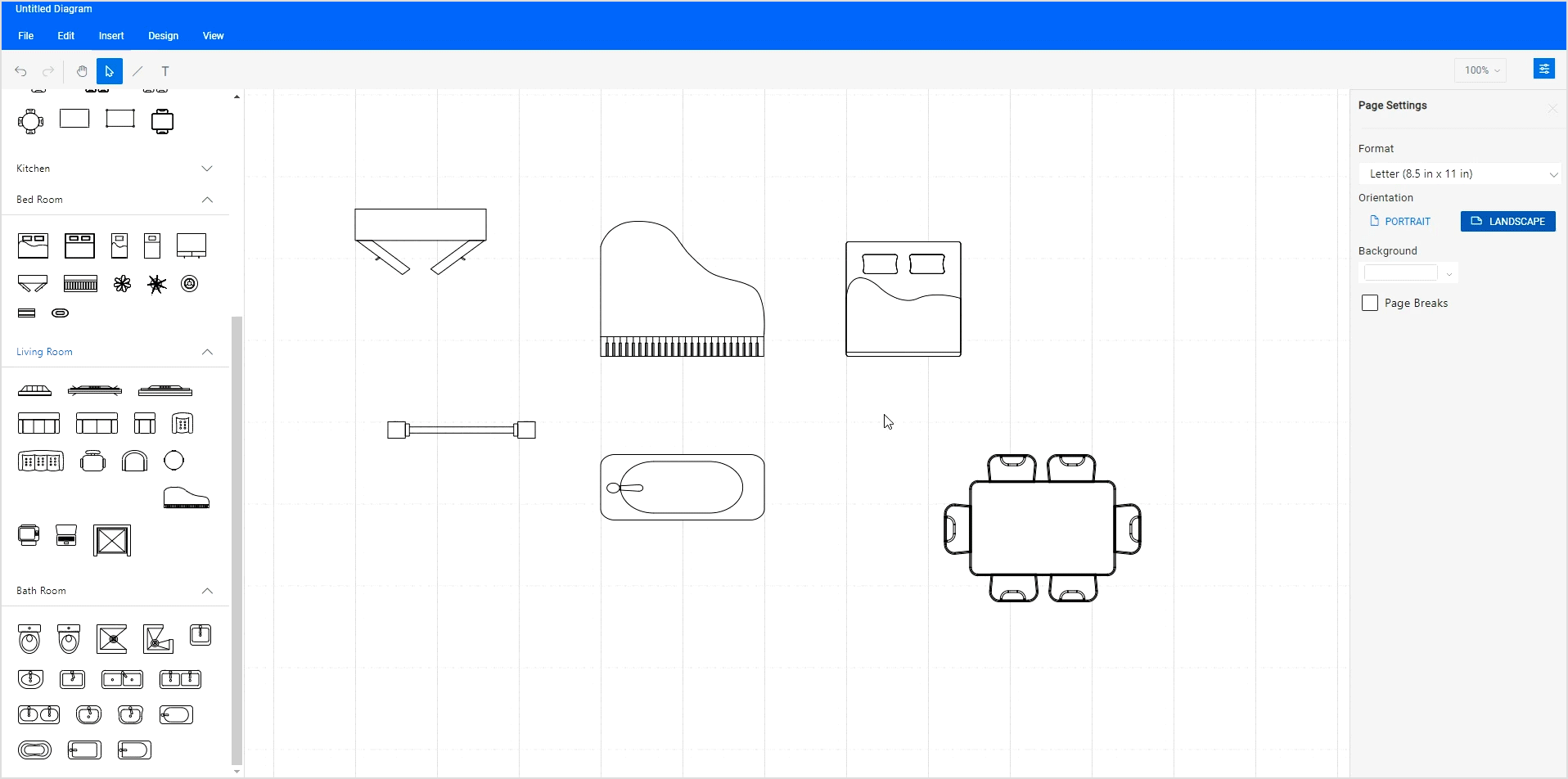 Changing the symbols position in the diagram canvas
