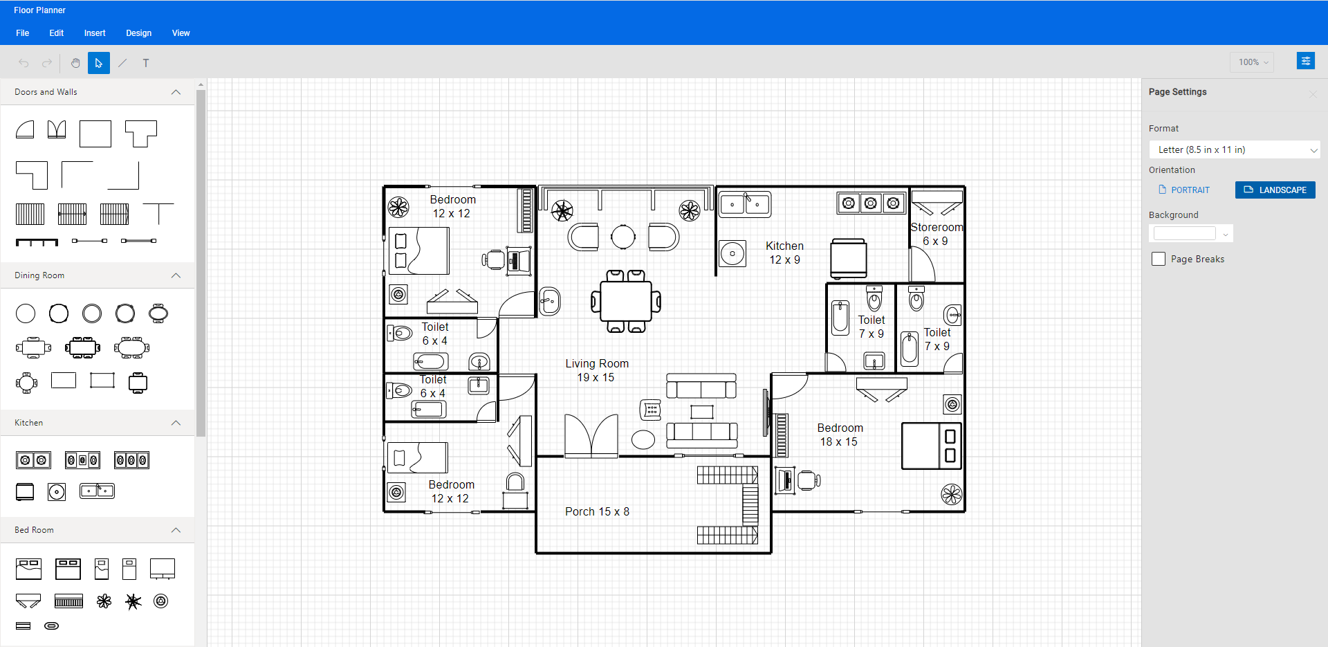 Creating a floor planner diagram using Syncfusion Blazor Diagram Library