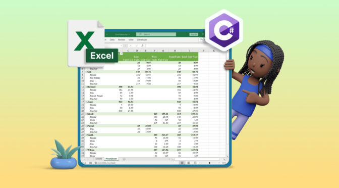 Easily Create an Excel Pivot Table in Just 3 Steps Using C#