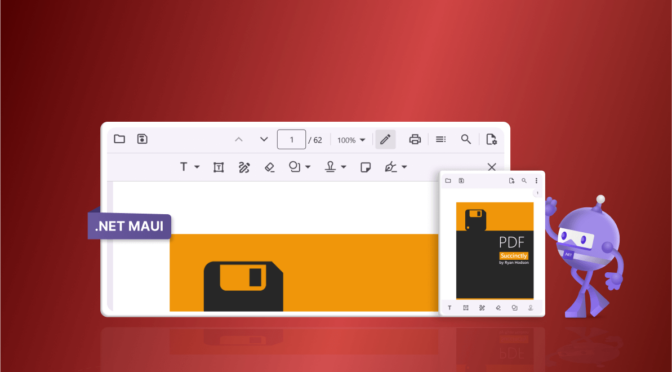 Enhance PDF Viewing and Editing with the New Built-in Toolbar in .NET MAUI PDF Viewer