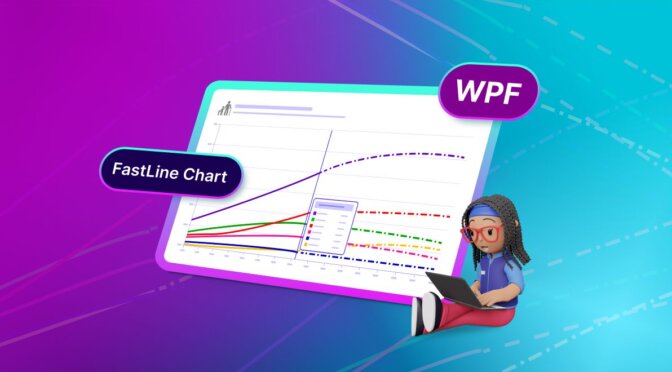 Create a WPF FastLine Chart to Analyze Global Population Trends by Age Group