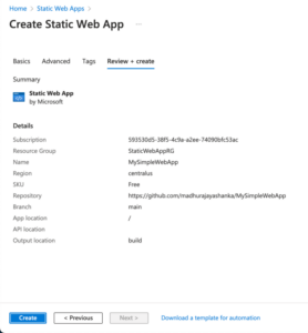 Implementing CI/CD for Azure Static Web Apps with GitHub Actions ...