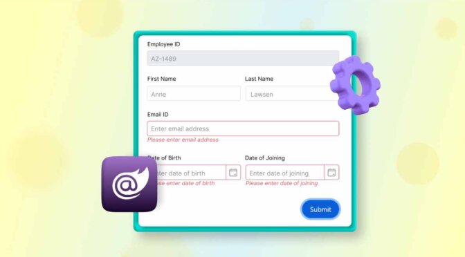 Effortless Form Creation with Auto-Generated Fields in Blazor Data Form