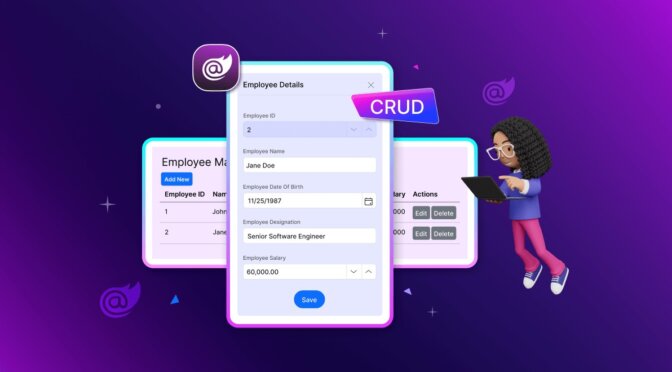 Performing CRUD Operations with Blazor Data Form Component