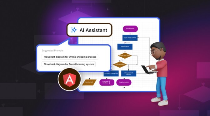 AI-Powered Text-to-Flowchart Converter Using OpenAI and Angular Diagram Library
