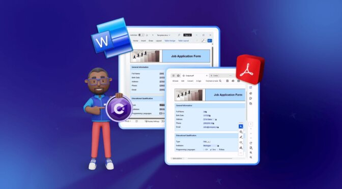 Convert Word Documents into Fillable PDFs Using C sharp