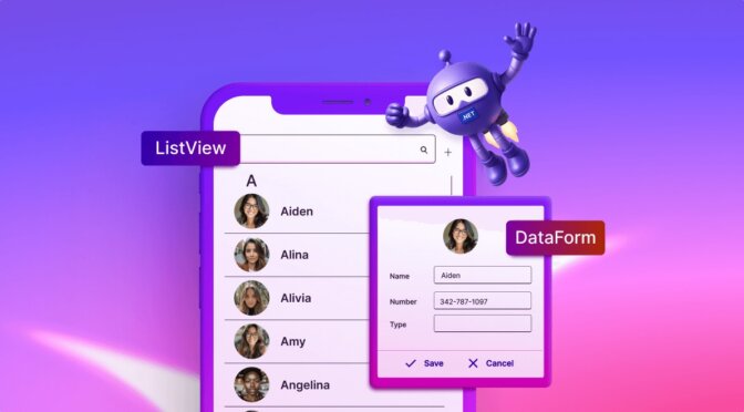 Create a Sleek Contact Management App in .NET MAUI Using ListView and DataForm