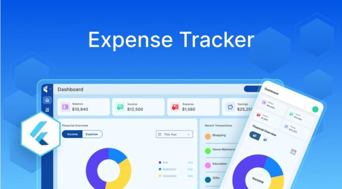 Build a Responsive Flutter Expense Tracker Dashboard with Dynamic Charts