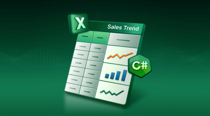 How to Create Sparklines in Excel Using C# for Sales Trend Dashboards