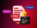 How to Embed PDFs in HTML Native Tags vs. Syncfusion JavaScript PDF Viewer