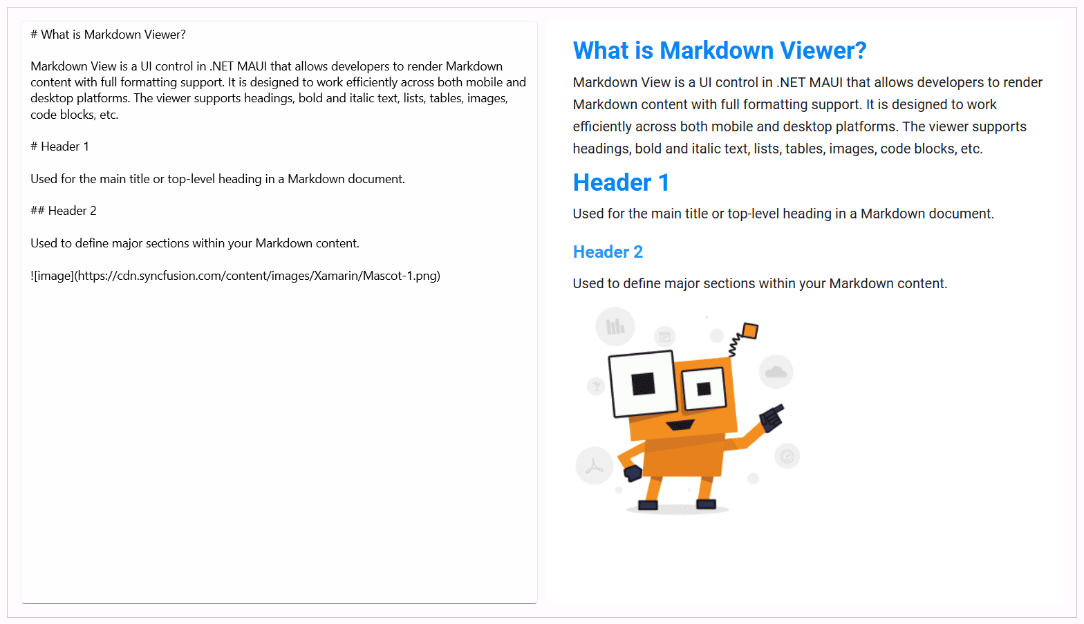 .NET MAUI Markdown Viewer