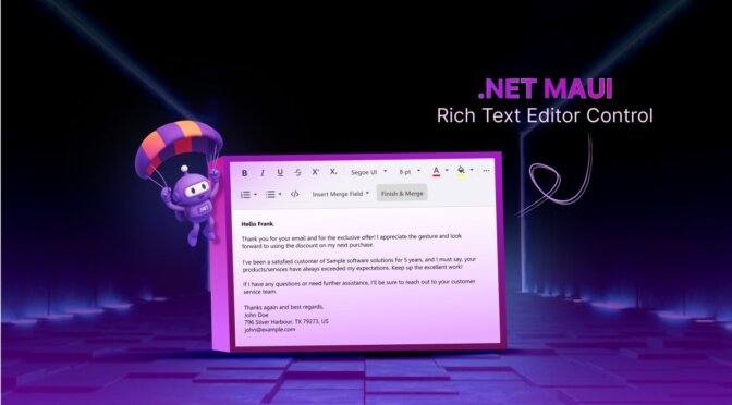 Now Available The Much-Anticipated .NET MAUI Rich Text Editor