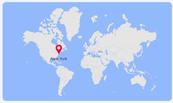 Blazor Maps added for location Visualization