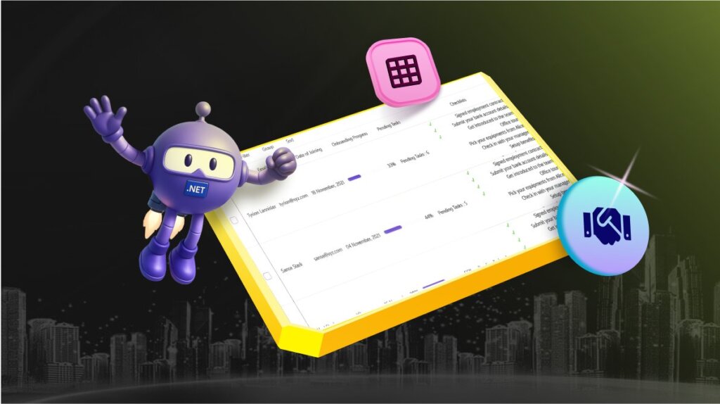 Build an Employee Onboard Tracker UI Using .NET MAUI DataGrid