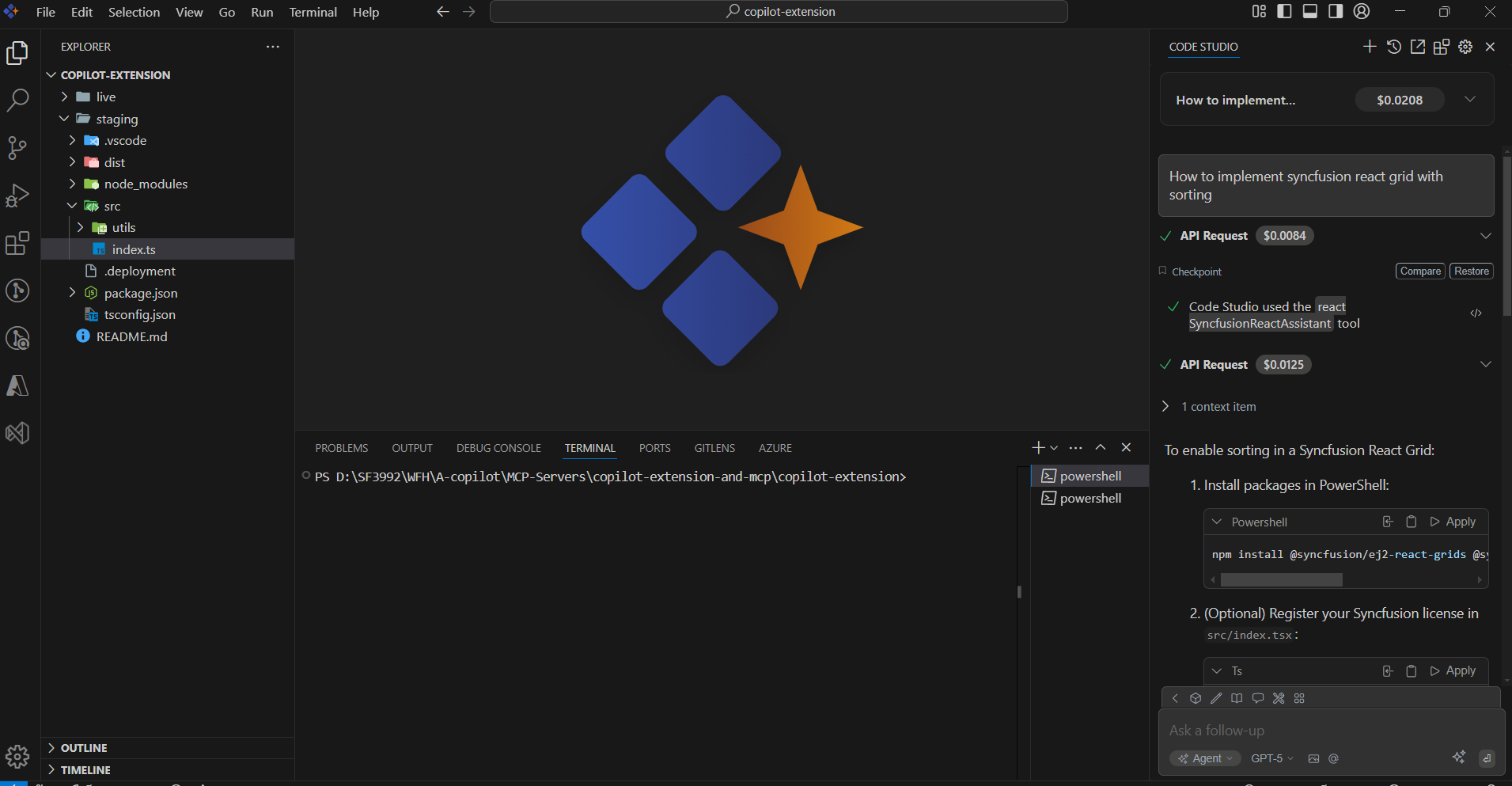 SyncfusionReactAssistant MCP Server