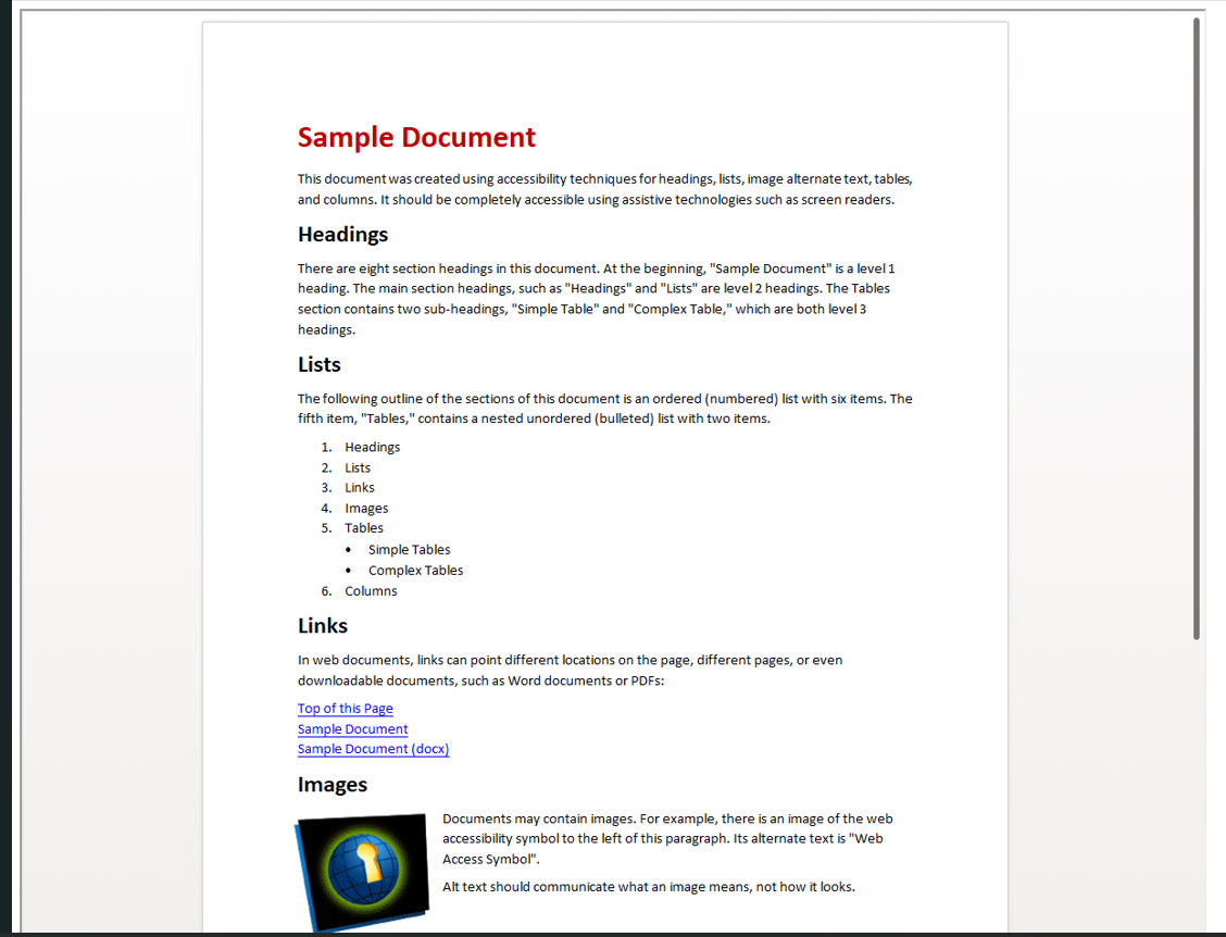Embedding a DOCX Editor in HTML with Microsoft Office Online Viewer