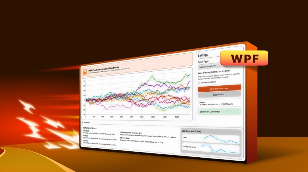 WPF Chart Performance Benchmark: Rendering 1 Million Data Points
