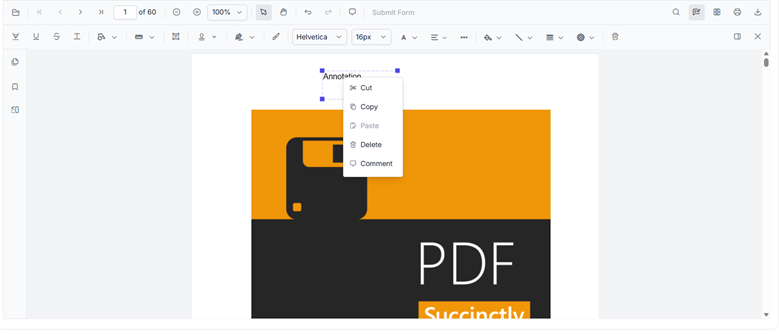 Edit annotations without extra UI