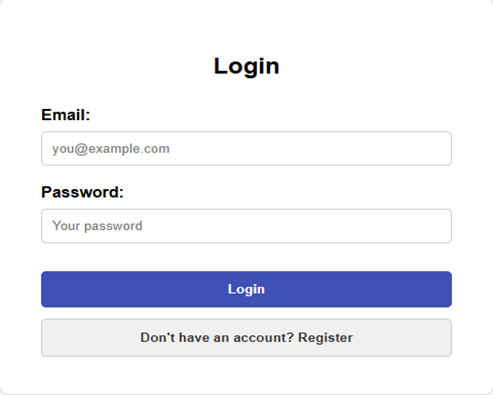 Login or register UI for personalized annotations