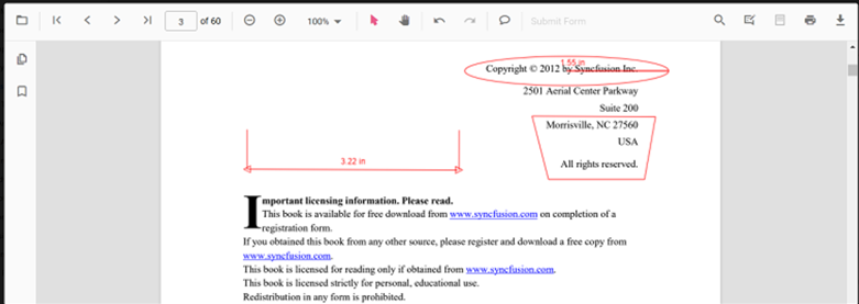 Measurement annotation in PDFs 
