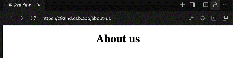 Building a basic About Us component in React
