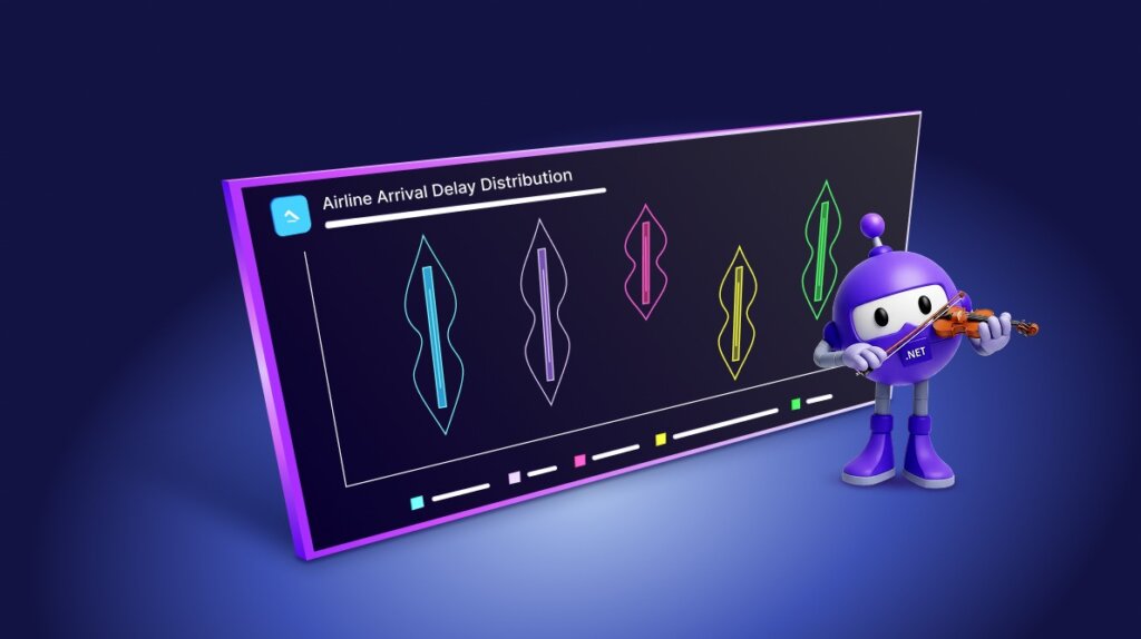 How to Build a .NET MAUI Violin Chart for Airline Delay Analysis