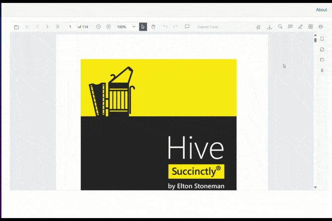 Modern Panel in Blazor PDFViewer