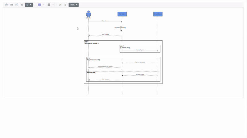 Opening the print dialog