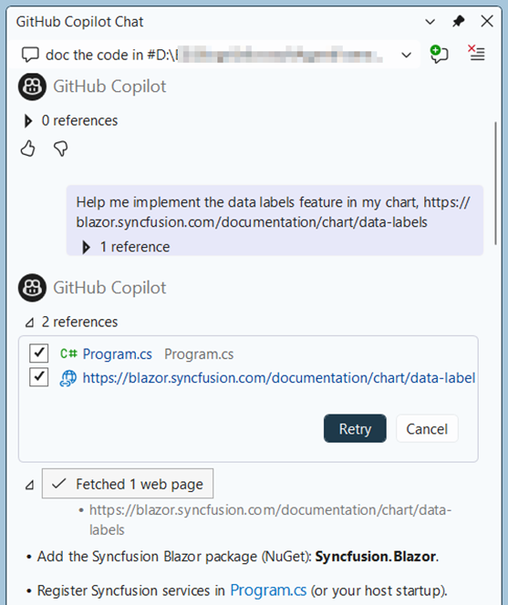 Web page fetched and processed from the prompt