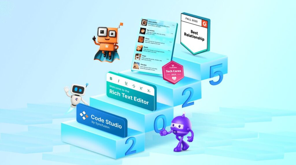 Syncfusion 2025 Recap: A Year of Smarter Tools, Faster Performance, and Growing Community