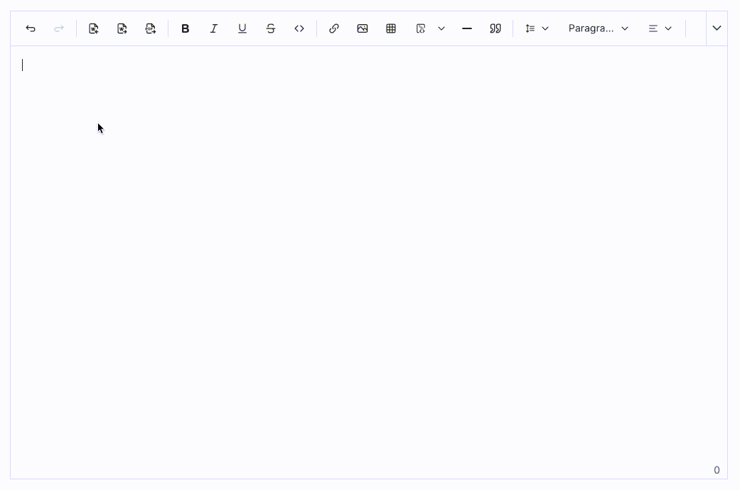 Auto formatting for Markdown syntax in Blazor Rich Text Editor