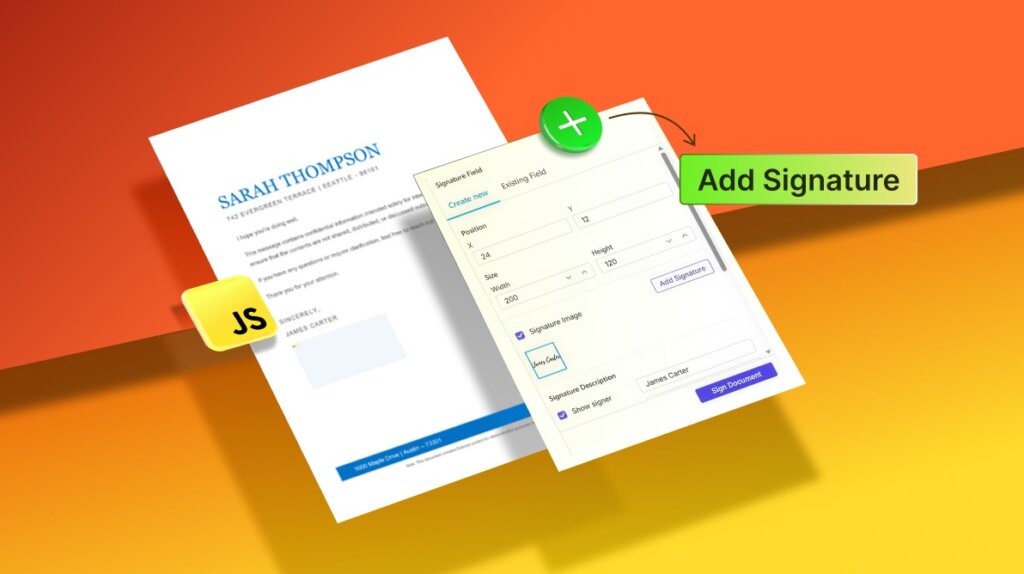 Secure PDF Signing with Digital Signature in JavaScript PDF Viewer