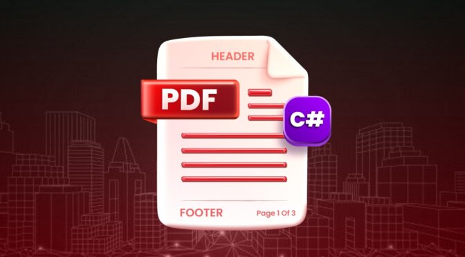 How to Add Headers and Footers in PDF using C#