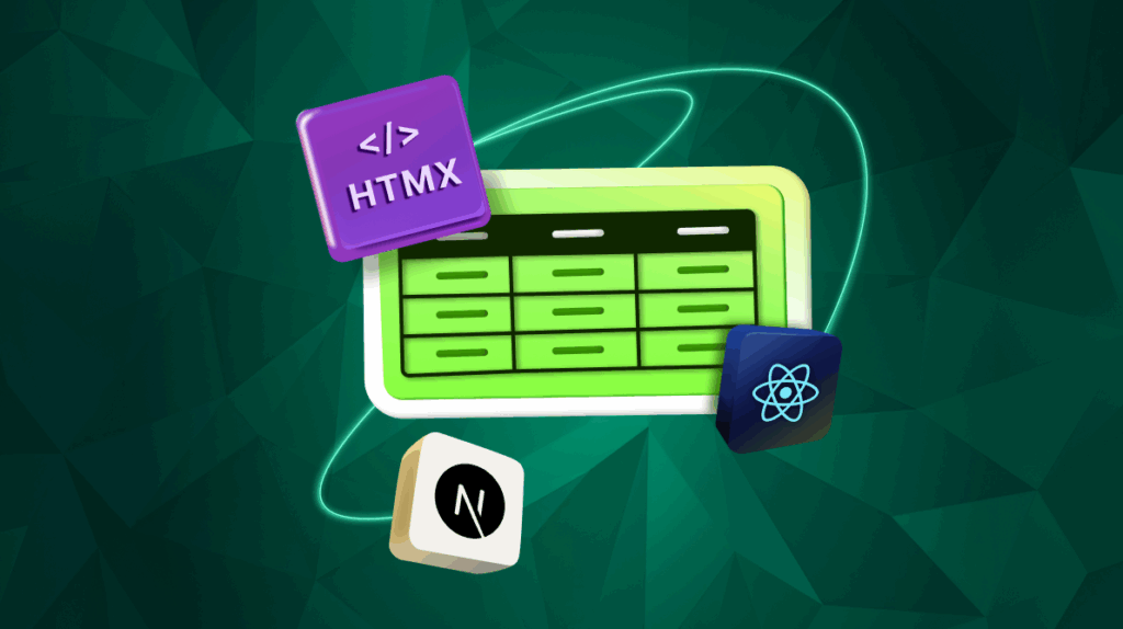 Integrating HTMX into a React Data Grid for Real‑Time Updates in Next.js
