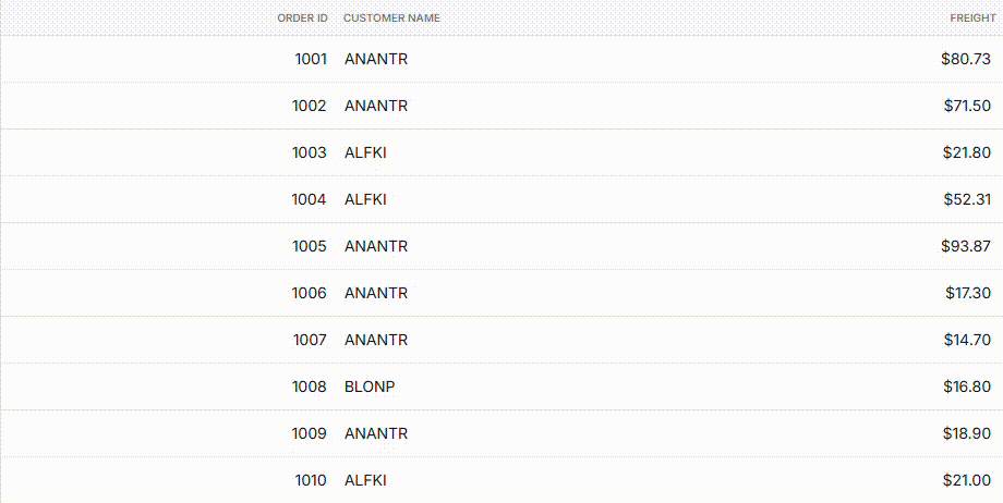 Real-time Freight updates in a React Data Grid using HTMX and Next.js