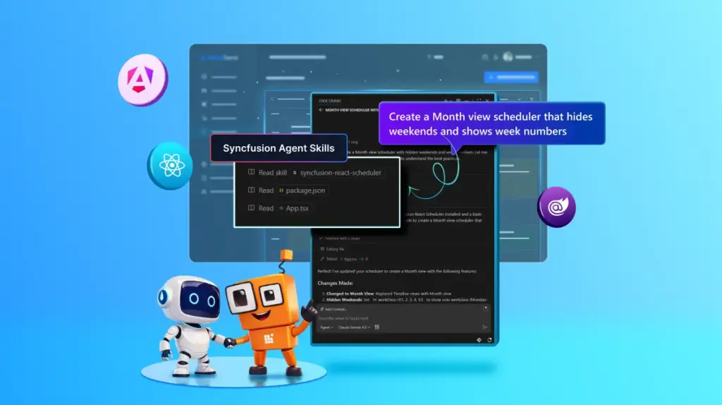 Introducing Syncfusion Agent Skills: Component-Aware AI for Accurate, Faster Development