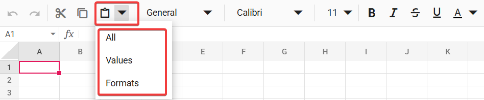 Paste Special via Ribbon