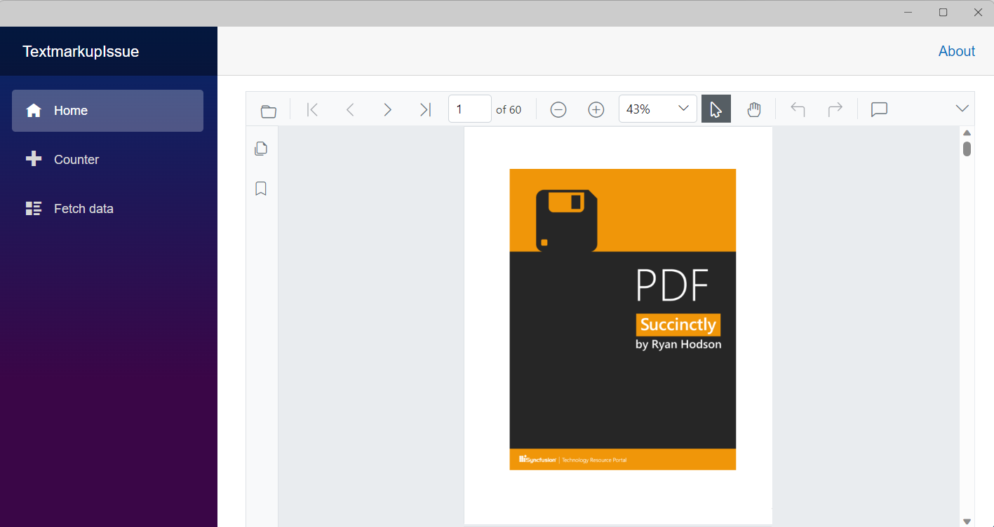 Hosting Blazor PDF Viewer in .NET MAUI Hybrid app