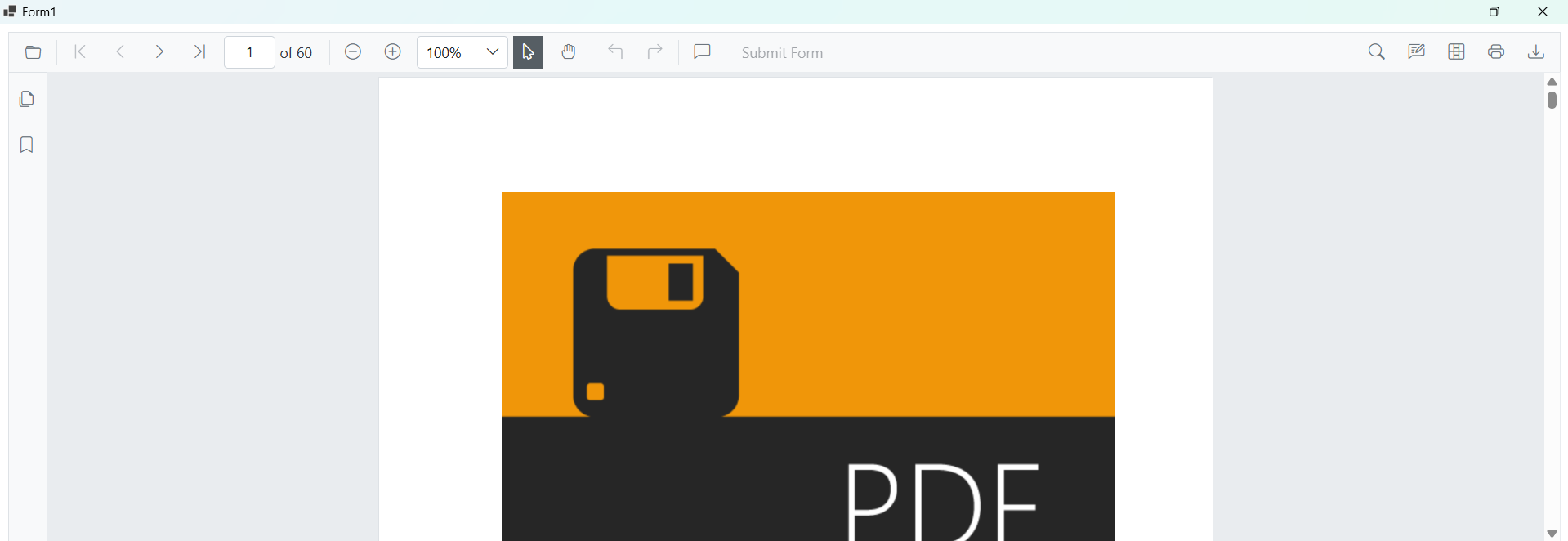 Hosting Blazor PDF Viewer in WinForms hybrid app
