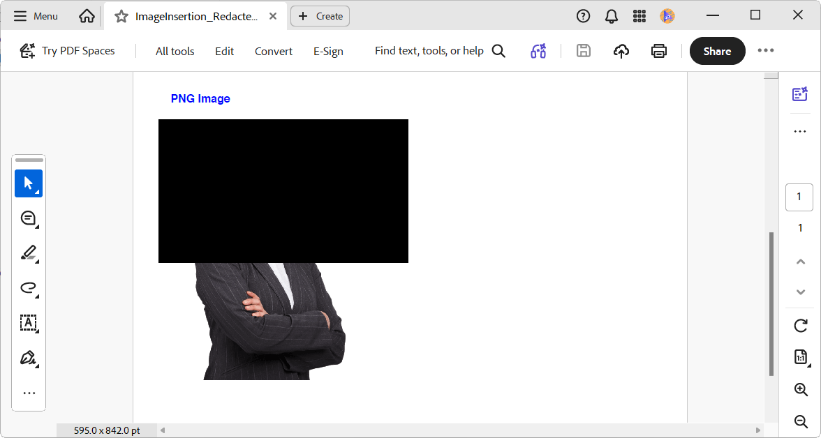 Image redaction support in Syncfusion JavaScript PDF Library