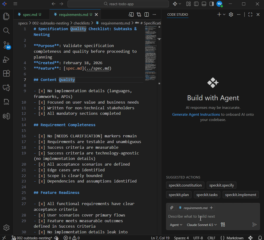 Creating a technical implementation plan