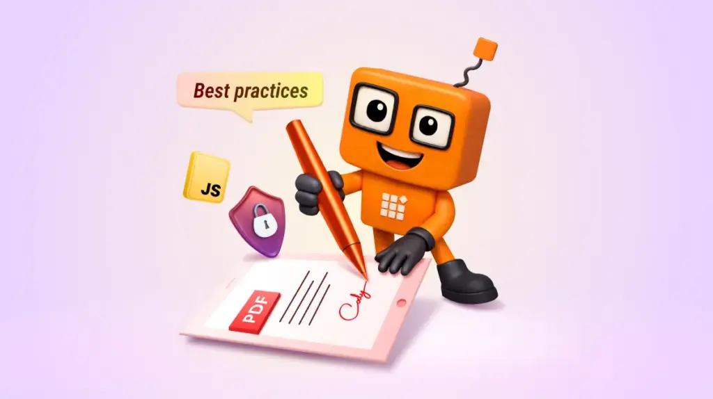Secure PDF Digital Signatures in JavaScript: Best Practices for Developers