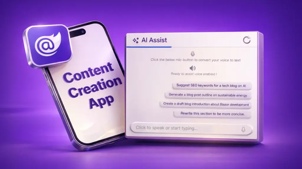 Build an AI Content Creation App in Blazor with AI AssistView