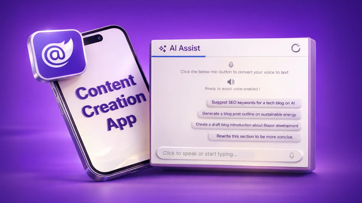 Build an AI Content Creation App in Blazor with AI AssistView